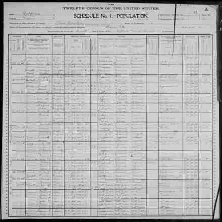 Chester Allen Bost-U.S. Census 1900